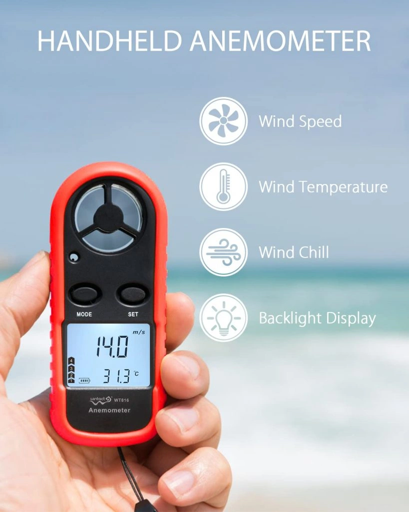 بادسنج و دماسنج WINTACT مدل WT816 