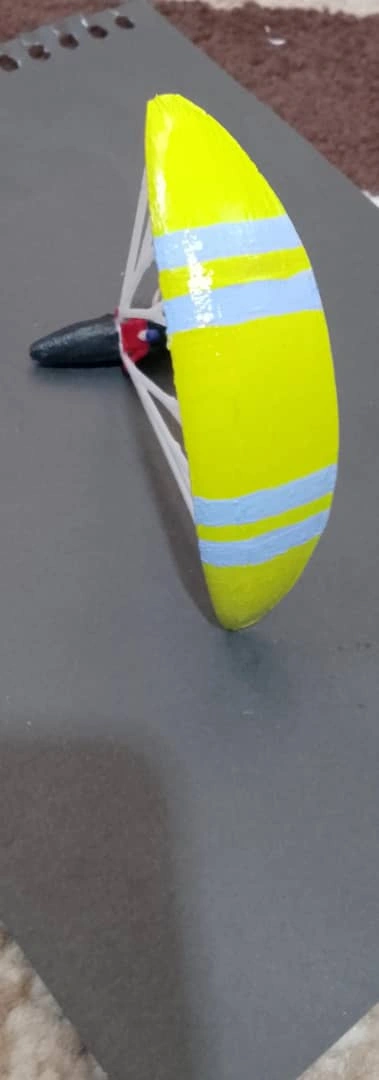 مـاکت پاراگـلایدر با هارنـس مسافت