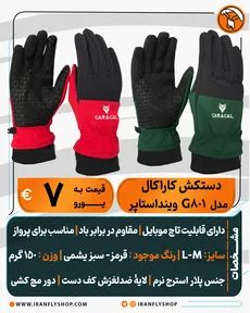 دستکش کاراکال مدل G801 وینداستاپر
